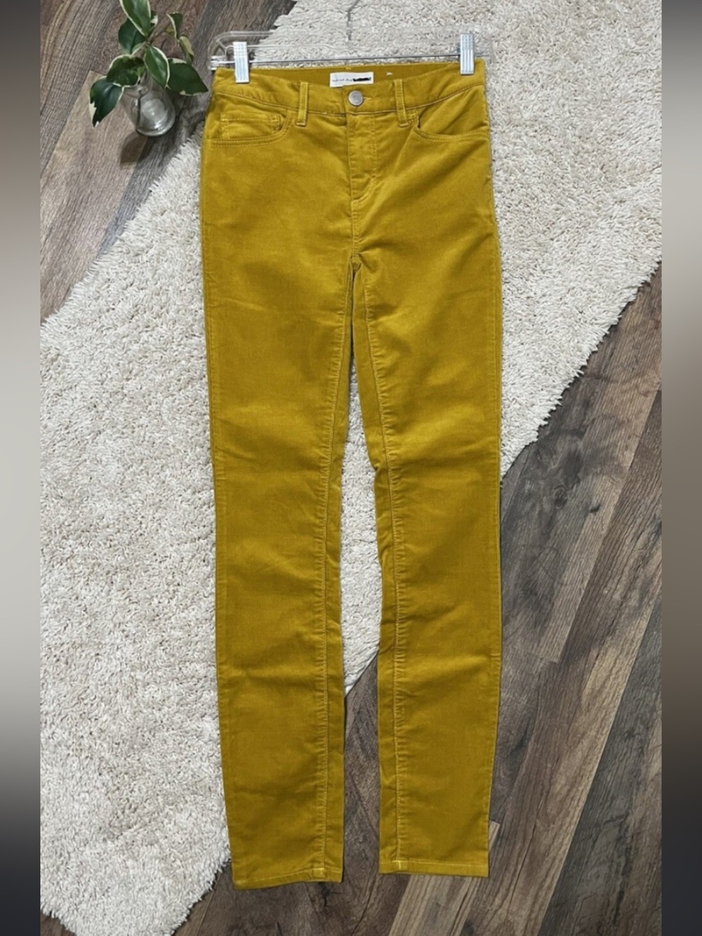 LOFT Modern Skinny Pants in Mustard